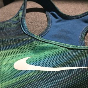 Nike Compression Swoosh Sports Bra Printed